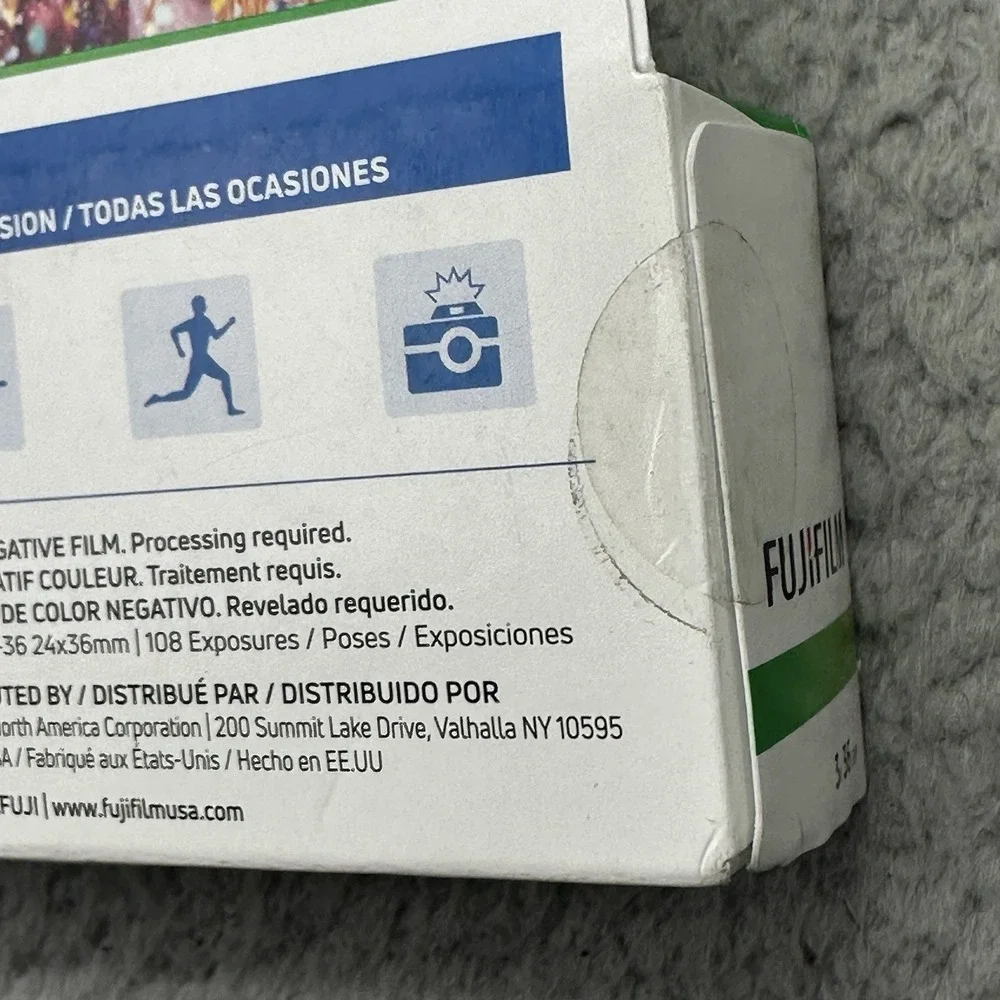 NISP FUJIFILM 400 ISO 35mm Film 3x 36 EXP All Occasions Color Print Film 05/2025